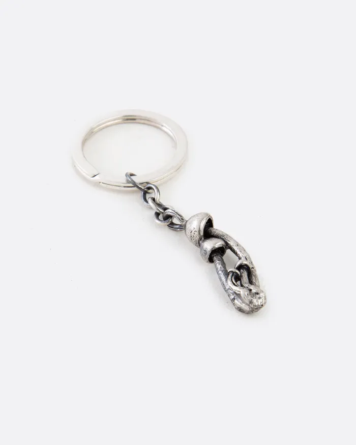 Rings THE ETH JEWELRY Silver Magic Mushroom Keychain