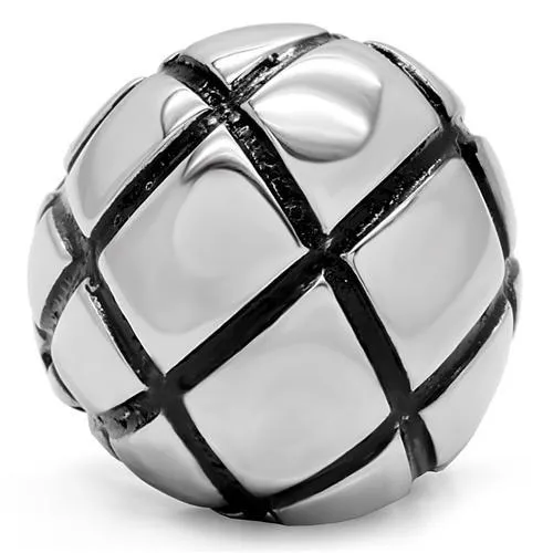 Rings TK139 High polished no plating Stainless Steel Ring with No Stone Alamode
