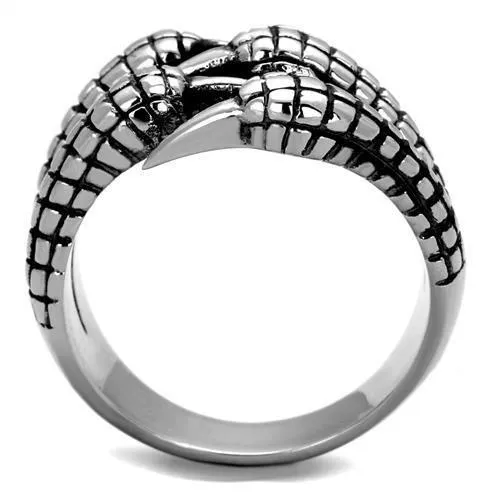 Rings TK1881 High polished no plating Stainless Steel Ring with No Stone Alamode