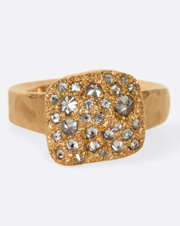 Rings TODD POWNELL Irregular Rose Gold Ring