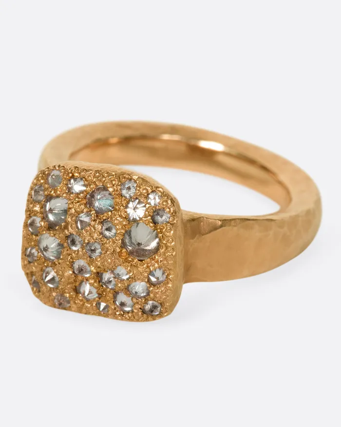 Rings TODD POWNELL Irregular Rose Gold Ring