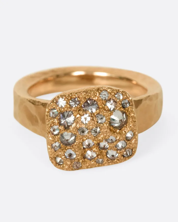 Rings TODD POWNELL Irregular Rose Gold Ring