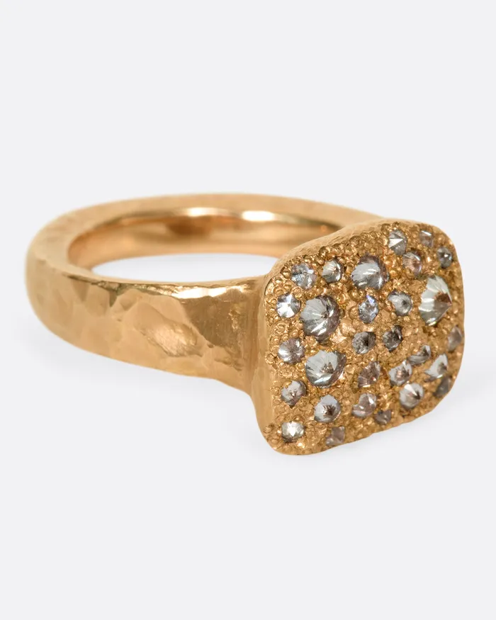 Rings TODD POWNELL Irregular Rose Gold Ring