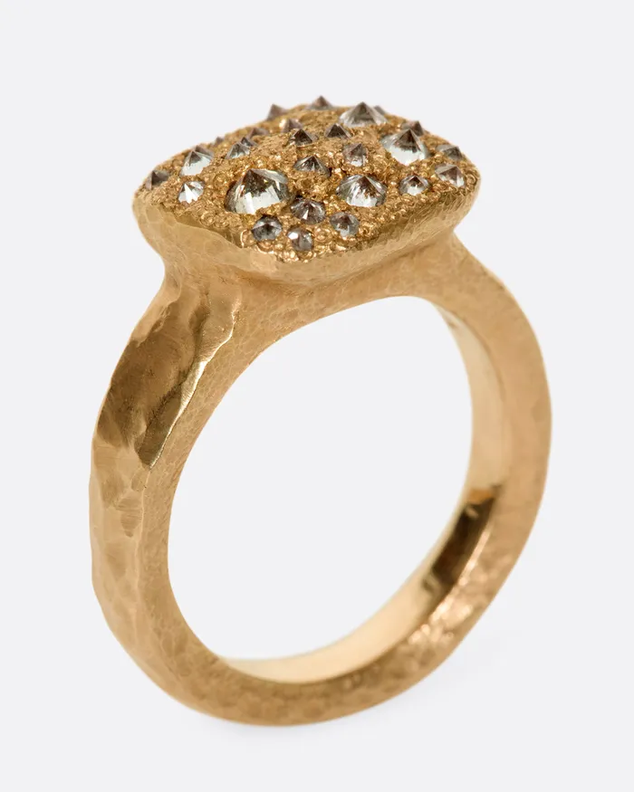 Rings TODD POWNELL Irregular Rose Gold Ring