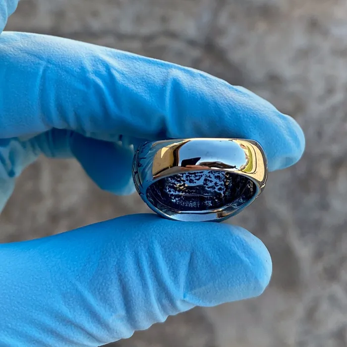 Rings Vivi Blue Reptile Eye Ring Snake Dinosaur Dragon Cat Lizard Stainless Steel Rings Vivi Blue Reptile Eye Ring Snake Dinosaur Dragon Cat Lizard Stainless Steel