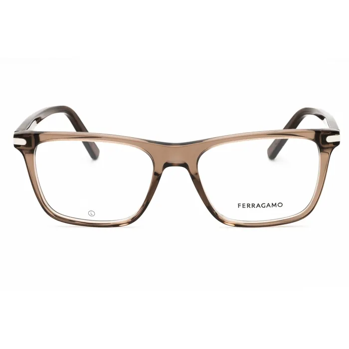 Salvatore Ferragamo Mens Eyeglasses Transparent Sand Full Rim Frame SF2959N 278 Salvatore Ferragamo Rings