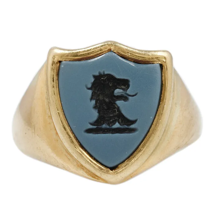 Sardonyx Signet Ring Antique Vintage Jewelry Rings