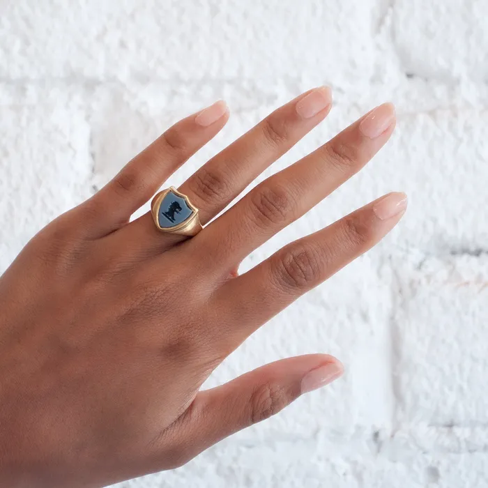 Sardonyx Signet Ring Antique Vintage Jewelry Rings