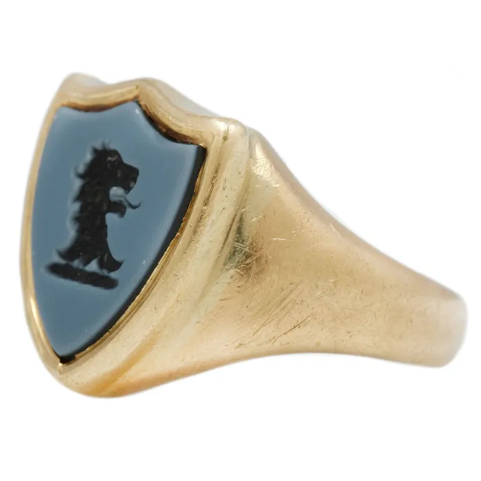 Sardonyx Signet Ring Antique Vintage Jewelry Rings