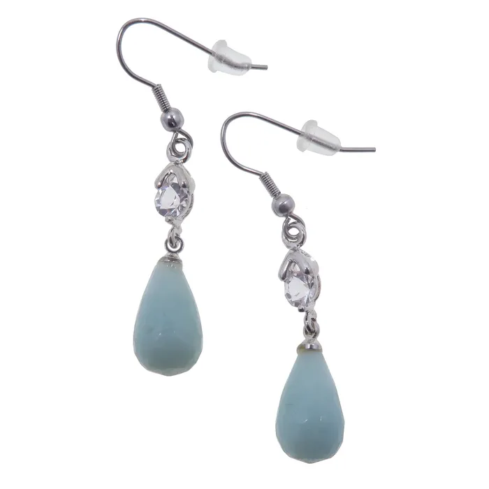 Satin Crystals Earrings Amazonite Earrings Fantasy Come True Blue Drop Gemstones Satin Crystals Earrings Amazonite Earrings Fantasy Come True Blue Drop Gemstones