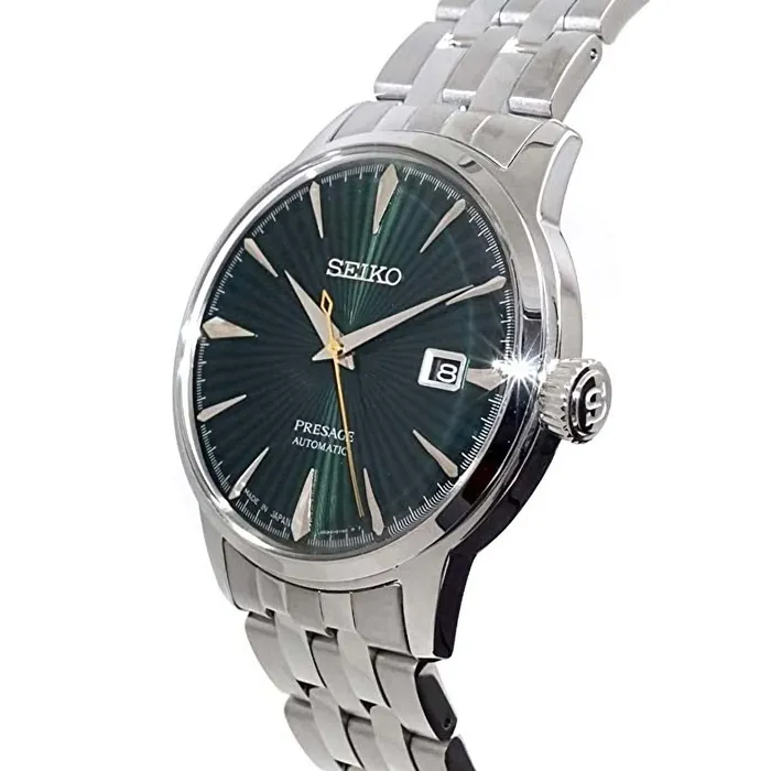 SEIKO Bracelets Seiko Mens Watch Presage Cocktail Time Power Reserve Silver SS Bracelet SRPE15J1 SEIKO Bracelets Seiko Mens Watch Presage Cocktail Time Power Reserve Silver SS Bracelet SRPE15J1