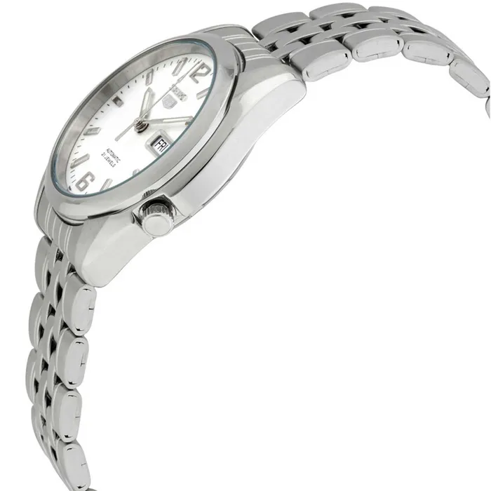 Seiko Mens Watch Series 5 Automatic Silver Dial Stainless Steel Bracelet SNK385K1 SEIKO Bracelets Seiko Mens Watch Series 5 Automatic Silver Dial Stainless Steel Bracelet SNK385K1 SEIKO Bracelets