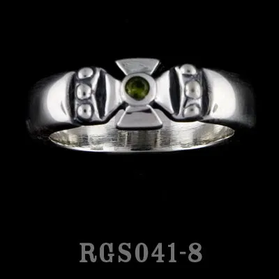 Single Formee Ring with Peridot RGS04108 DCJ Rings
