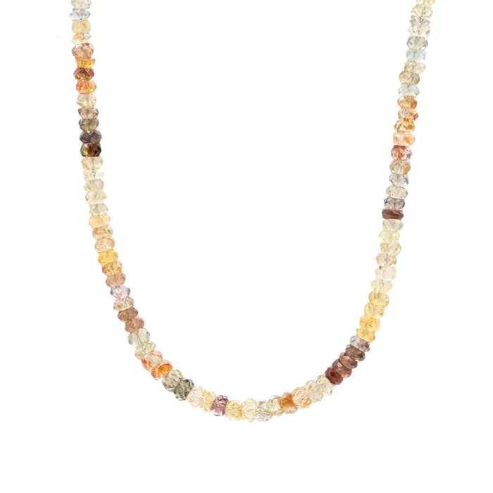 Sparkly natural zircon necklace Earthly Abundance Jewelry Necklaces