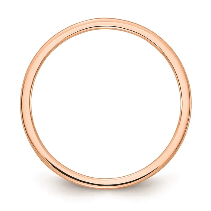 Stackable Expressions Rings 10K Rose Gold 12mm Half Round Satin Stackable Band 1STK24120R Stackable Expressions Rings 10K Rose Gold 12mm Half Round Satin Stackable Band 1STK24120R