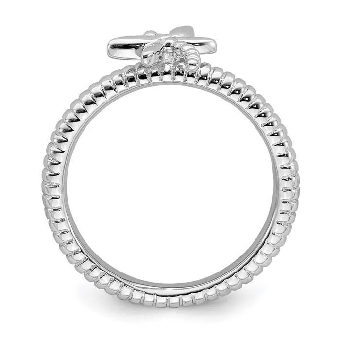 Stackable Expressions Rings Sterling Silver Stackable Expressions Dragonfly Ring QSK731 Stackable Expressions Rings Sterling Silver Stackable Expressions Dragonfly Ring QSK731