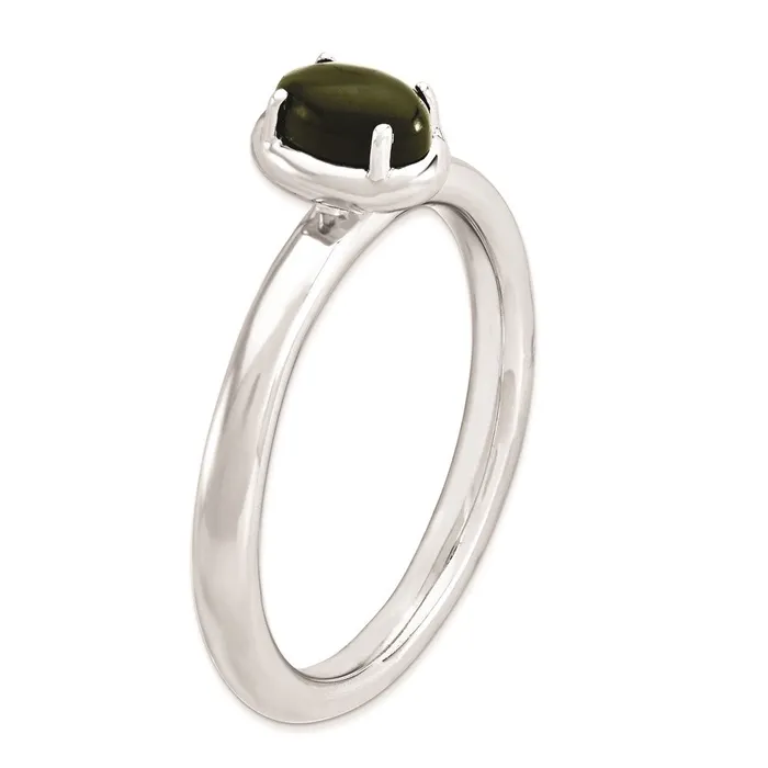 Stackable Expressions Rings Sterling Silver Stackable Expressions Onyx Polished Ring QSK902 Stackable Expressions Rings Sterling Silver Stackable Expressions Onyx Polished Ring QSK902