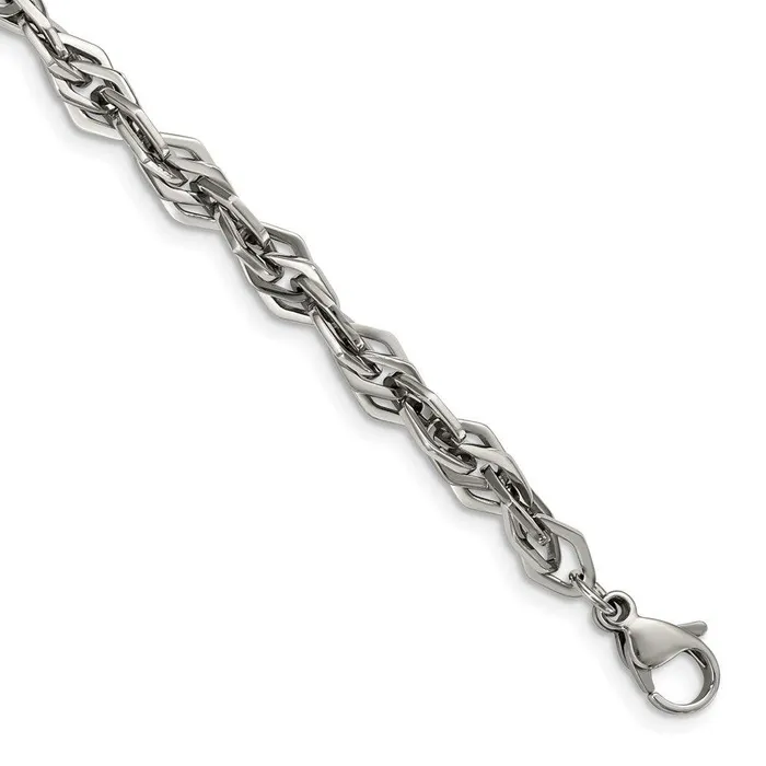 Stainless Steel Polished Bracelet Chisel Bracelets