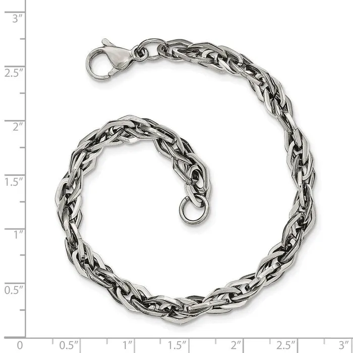 Stainless Steel Polished Bracelet Chisel Bracelets Stainless Steel Polished Bracelet Chisel Bracelets