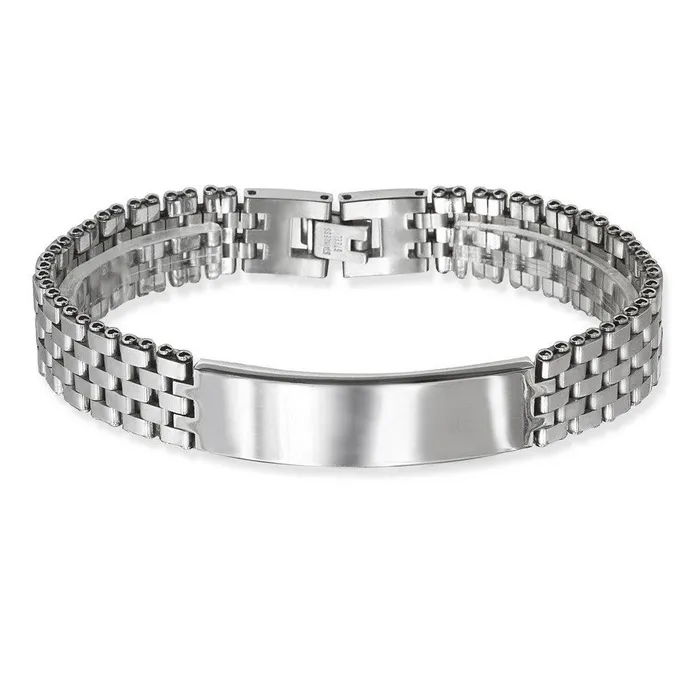 Stainless Steel Watch Style with Bar Bracelet 85 Classic Bracelets