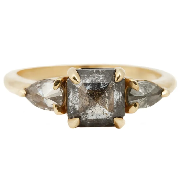 Step Cut Diamond Ring Lauren Wolf Jewelry Rings