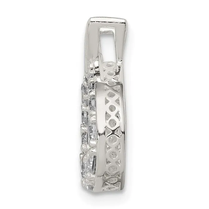 Sterling Silver Vibrant CZ Pendant Jewelry Necklaces Sterling Silver Vibrant CZ Pendant Jewelry Necklaces