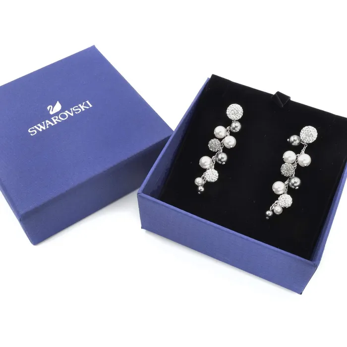 Swarovski Earrings Swarovski Womens Pierced Earrings Lady Jane Rhodium Plated 5368697 Swarovski Earrings Swarovski Womens Pierced Earrings Lady Jane Rhodium Plated 5368697