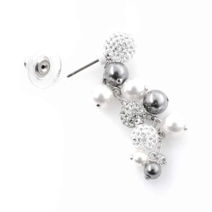 Swarovski Earrings Swarovski Womens Pierced Earrings Lady Jane Rhodium Plated 5368697
