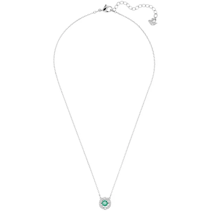 Swarovski Necklaces Swarovski Womens Necklace Sparkling Dance Round Shape Pendant 5496308