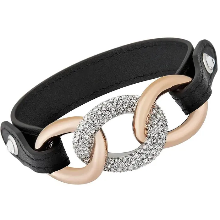 Swarovski Womens Bracelet Bound Leather Strap Sparkling Crystal Pave 5080041 Swarovski Bracelets Swarovski Womens Bracelet Bound Leather Strap Sparkling Crystal Pave 5080041 Swarovski Bracelets
