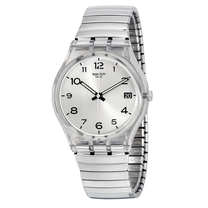 Swatch Unisex Watch Silverall Quartz Silver Dial Stainless Steel Bracelet GM416A Swatch Bracelets Swatch Unisex Watch Silverall Quartz Silver Dial Stainless Steel Bracelet GM416A Swatch Bracelets