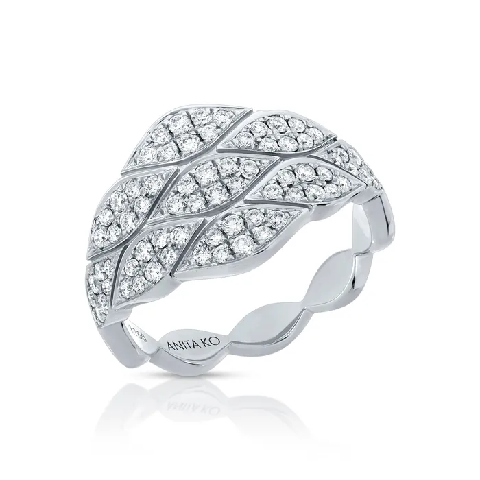 TALITHA GRADUATED PAVE DIAMOND RING anitako Rings