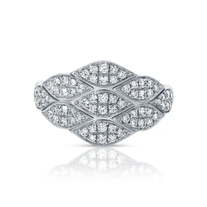 TALITHA GRADUATED PAVE DIAMOND RING anitako Rings