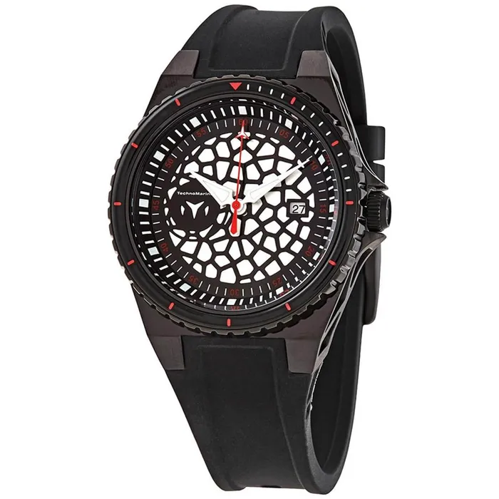 TechnoMarine Rings Technomarine Mens Watch TechnoCell Silver Tone and Black Dial Strap TM318061 TechnoMarine Rings Technomarine Mens Watch TechnoCell Silver Tone and Black Dial Strap TM318061