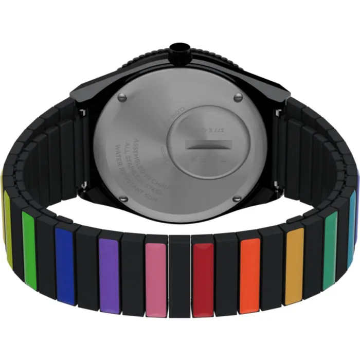 Timex Womens Watch Q Date Display Black Dial Steel Expansion Band TW2V65900VQ Timex Rings Timex Womens Watch Q Date Display Black Dial Steel Expansion Band TW2V65900VQ Timex Rings