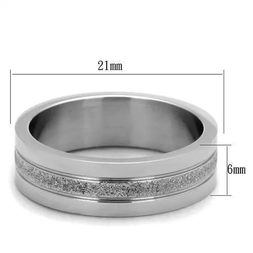 TK1668 High polished no plating Stainless Steel Ring with No Stone Alamode Rings