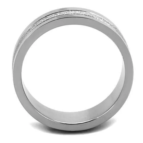 TK1668 High polished no plating Stainless Steel Ring with No Stone Alamode Rings