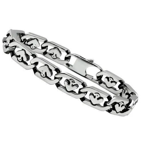 TK334 High polished no plating Stainless Steel Bracelet with No Stone Alamode Bracelets TK334 High polished no plating Stainless Steel Bracelet with No Stone Alamode Bracelets