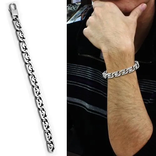 TK334 High polished no plating Stainless Steel Bracelet with No Stone Alamode Bracelets