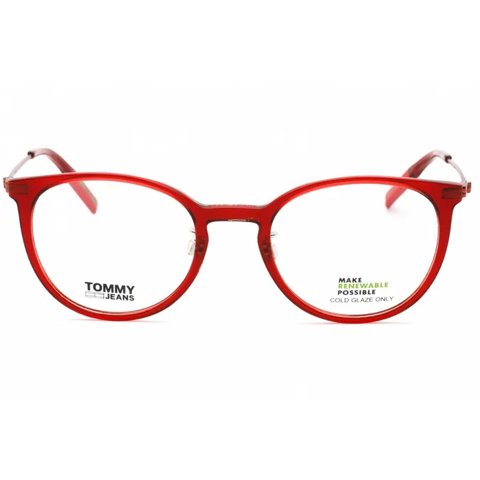 Tommy Hilfiger Mens Eyeglasses Red Plastic Cat Eye Full Rim Frame TJ 0051 0C9A 00 Tommy Hilfiger Earrings