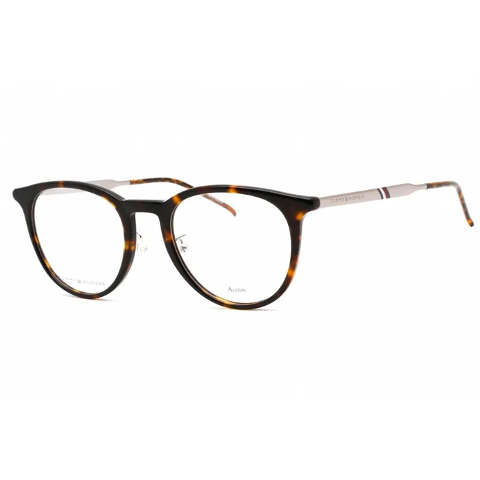 Tommy Hilfiger Rings Tommy Hilfiger Mens Eyeglasses Havana Plastic Round Frame TH 1624G 0086 00 Tommy Hilfiger Rings Tommy Hilfiger Mens Eyeglasses Havana Plastic Round Frame TH 1624G 0086 00