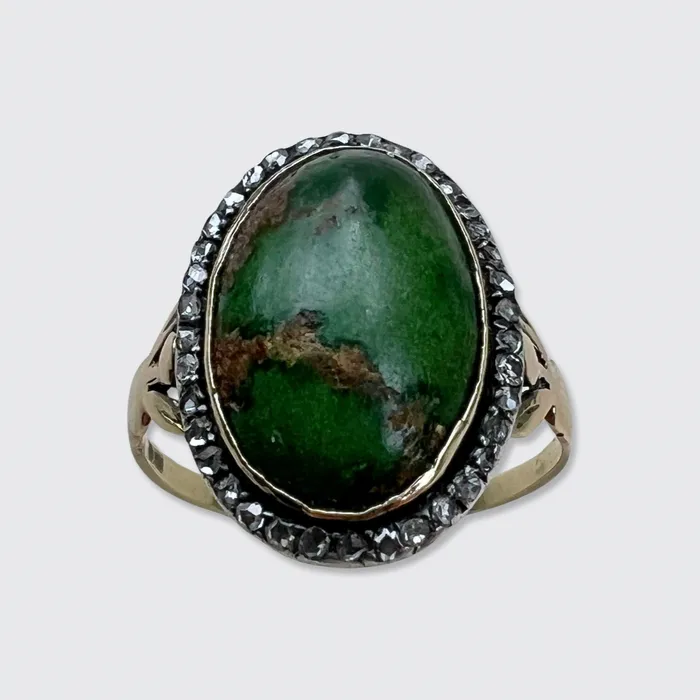 Turquoise Diamond Cluster Ring 21stfinds Rings