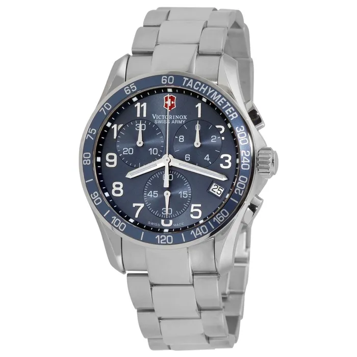 Victorinox Swiss Army Bracelets Swiss Army 241120 Mens Chrono Classic Blue Dial Stainless Steel Bracelet Watch Victorinox Swiss Army Bracelets Swiss Army 241120 Mens Chrono Classic Blue Dial Stainless Steel Bracelet Watch