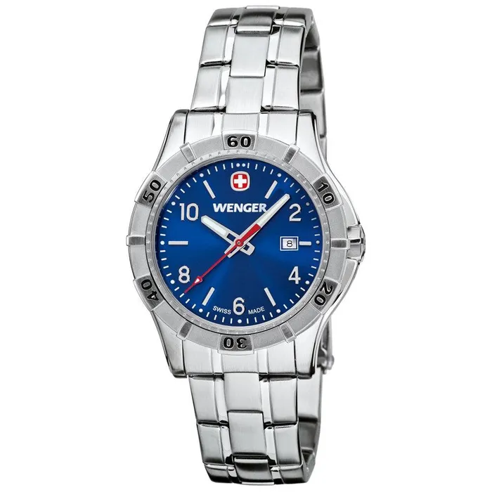 Wenger Bracelets Wenger 0921104 Womens Platoon Blue Dial Stainless Steel Bracelet Watch Wenger Bracelets Wenger 0921104 Womens Platoon Blue Dial Stainless Steel Bracelet Watch