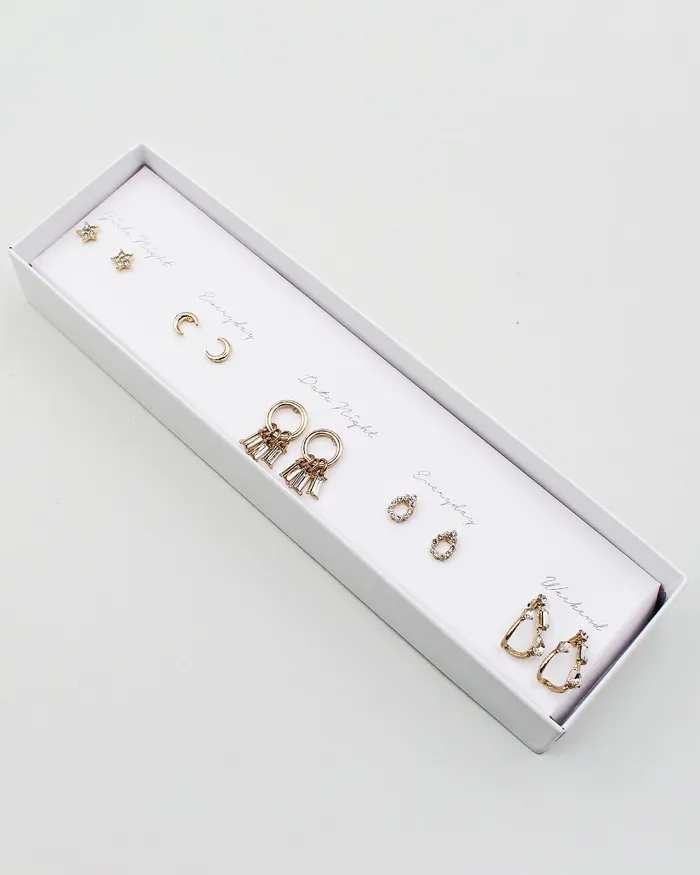 111022 Assorted Dream Earrings Set in Gift Box Earrings