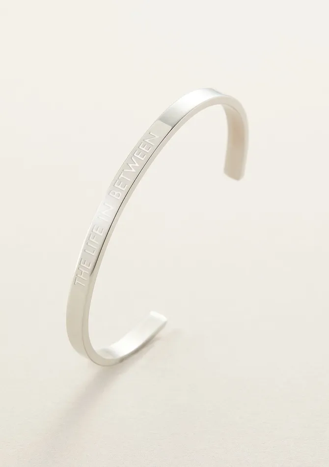 Air and Anchor Bracelets Life In Between Stainless Steel Cuff