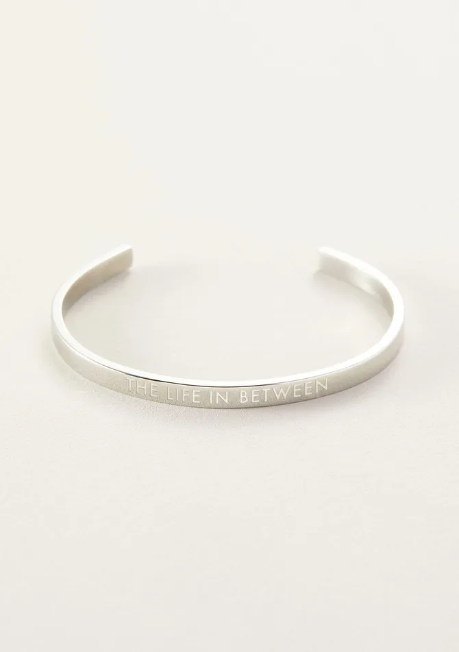 Air and Anchor Bracelets Life In Between Stainless Steel Cuff Air and Anchor Bracelets Life In Between Stainless Steel Cuff