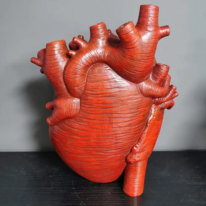 Anatomical Heart Vase wickedafstore Necklaces