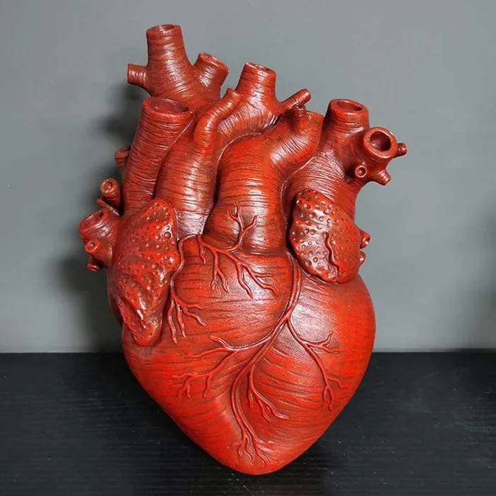 Anatomical Heart Vase wickedafstore Necklaces