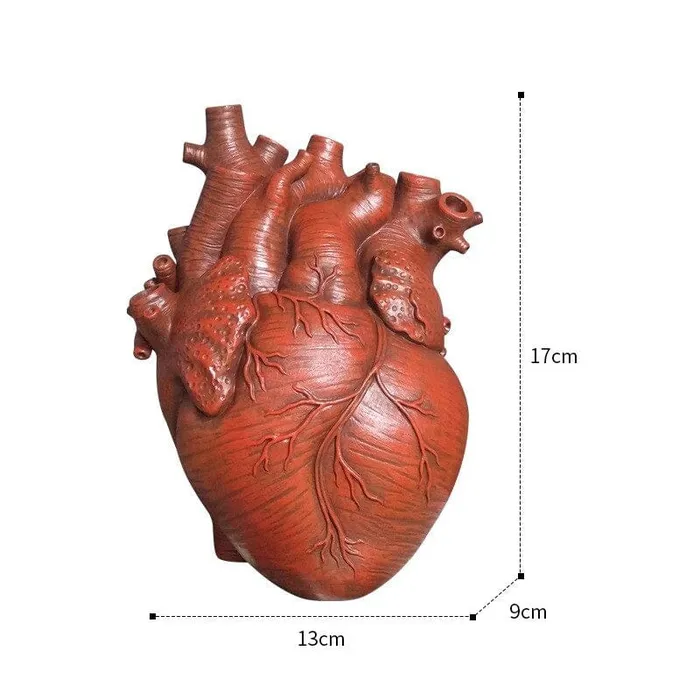 Anatomical Heart Vase wickedafstore Necklaces